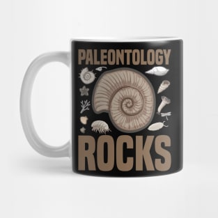 Paleontology Rocks Fathers Day Gift Funny Retro Vintage Mug